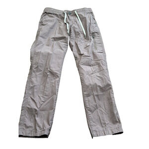 Vuori Women's Purple‎ Zipper Pocket Drawstring On Waist Ripstop Pants Size Small